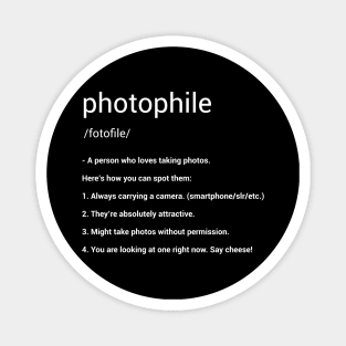 Photophile T-shirt Magnet